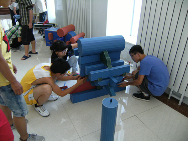 建工学院举办第三届中国古建筑斗栱模型展